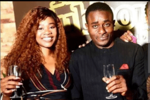 Nollywood actor, Emeka Ike and his wife in Germany